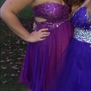 Size 15 multi colored Stacy Sklar homecoming dress